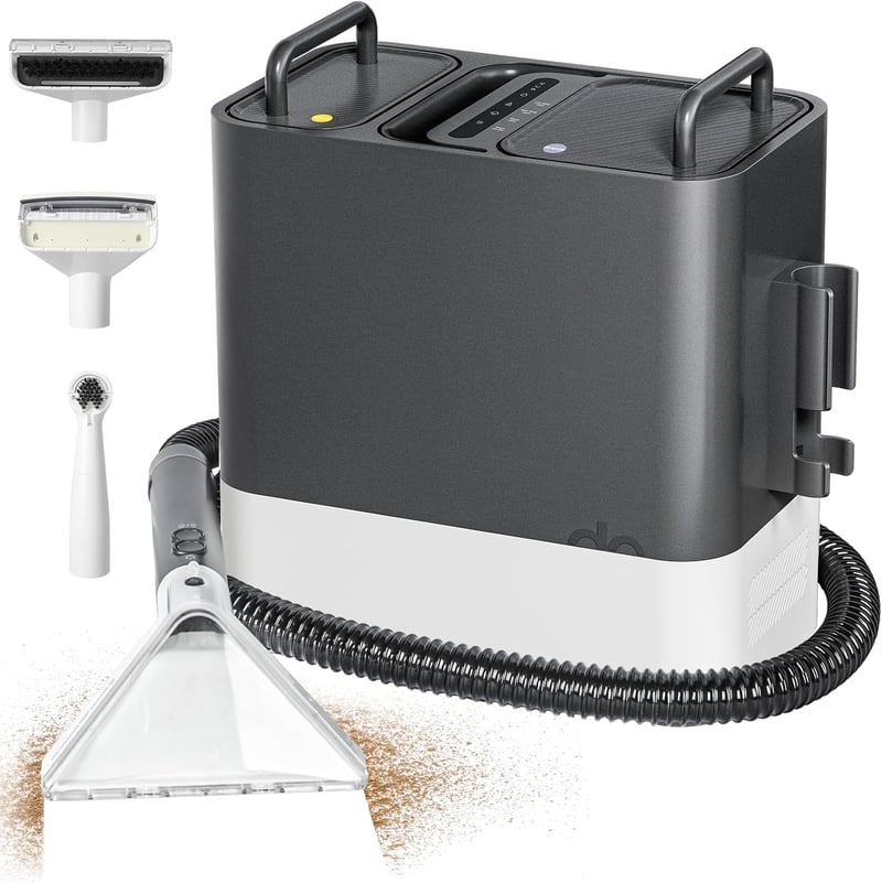 Cleanwise Kárpittisztító Gép Gőzfunkcióval, 17000PA Szívóerő, Forró Vizes Tisztítás