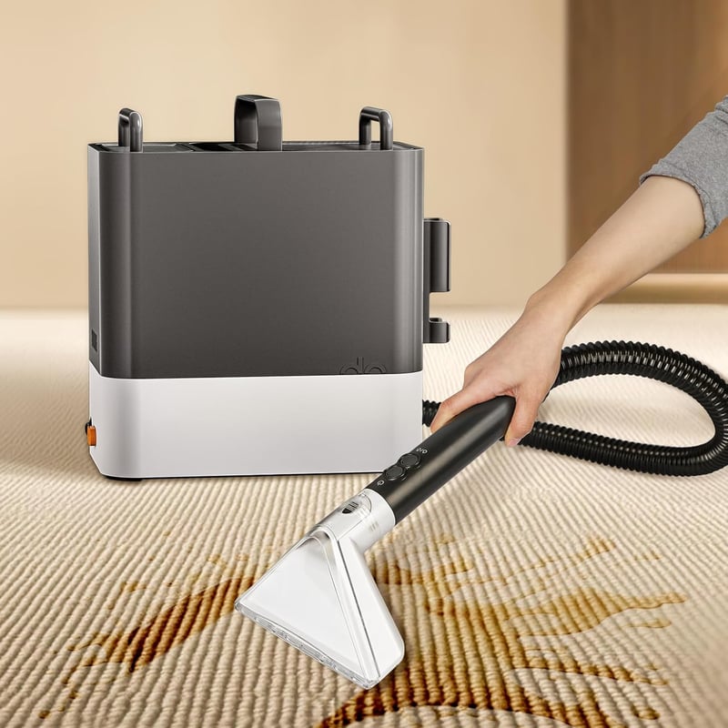 Cleanwise Kárpittisztító Gép Gőzfunkcióval, 17000PA Szívóerő, Forró Vizes Tisztítás