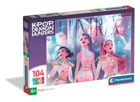 Clementoni Kpop Demon Hunters puzzle, 104 dielikov – 37,9 x 26,9 cm, skladačka pre deti od 6 rokov (25028) 1