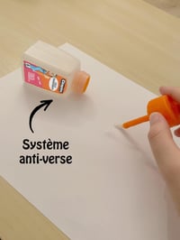 Priehľadné silné lepidlo Cléopâtre so zabudovaným štetcom, na papier a kartón, na školské práce, od 6 rokov – 80 g 2