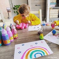 Cléopâtre GP 250-5 Trblietavý gél 250 ml - Modré trblietavé lepidlo pre deti a kreatívnu tvorbu 2