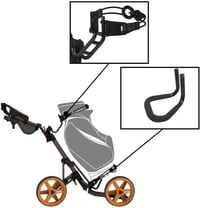 Clicgear 3.5+ túratáska tartókészlet - fekete 3