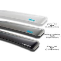 Deflector de aer ClimAir CLI0033377 pentru Volkswagen Golf V Plus și Golf VI Plus (2003-2014) - Gri fumuriu 2