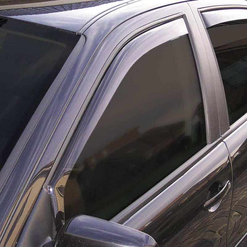 Deflectoare de vânt laterale ClimAir fumurii pentru BMW Seria 2 F46 Gran Tourer, model 2015-, potrivire perfectă