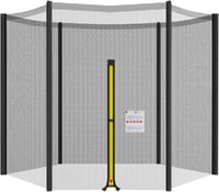 Cliselda Trambulin Biztonsági Háló 244-423 cm, 6-8 Rudas, UV-Álló Csipzárral 1