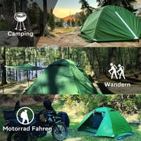 Clostnature 3 Évszakos Sátor 2-4 Személyes Vízálló Könnyű Trekking Sátor 4