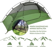 Clostnature Vízálló Kempingszátra 1-4 Személyes Könnyű Hordozható Sátor 4