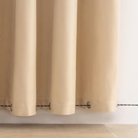 Vonkajšie závesy Clothink s priechodkami 132x215 cm béžové, 2 ks, nepremokavé, odolné voči vetru, ochrana pred slnkom na terasu, balkón a do záhrady, rýchloschnúce, nehrdzavejúce 5