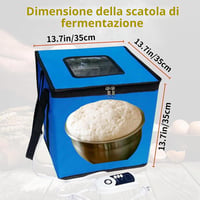 Dospitor pliabil Cloud Fire cu control al temperaturii, capac și dulap multifuncțional detașabil pentru pâine și pizza de casă 5