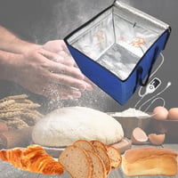 Cutie pliabilă pentru dospit aluat Cloud Fire cu capac, vas de fermentare multifuncțional pentru pâine, pizza, iaurt, vin de orez, albastru, mare 2