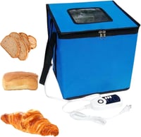 Cutie pliabilă pentru dospit aluat Cloud Fire cu capac, vas de fermentare multifuncțional pentru pâine, pizza, iaurt, vin de orez, albastru, mare 1
