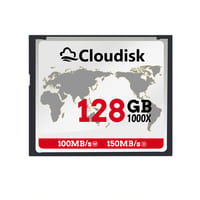 Cloudisk 128GB CompactFlash memorijska kartica - Za fotoaparate, brzina čitanja 150MB/s, CF kartica otporna na rendgenske zrake i toplinu 1
