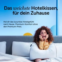 Cloudpillo Recharge jastuk od memorijske pjene 40x80 cm - Ergonomski i podesiv po visini - Luksuzna hotelska kvaliteta - Oeko-Tex certificiran 3