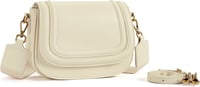 CLUCI női válltáska PU bőr, kicsi crossbody táska cserélhető pántokkal 6