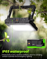 CLV 100W LED Munkalámpa 12000mAh Napelemes USB Töltés 4 Mód Powerbank 7