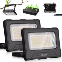 CLV 100W LED Munkalámpa 12000mAh Napelemes USB Töltés 4 Mód Powerbank 1