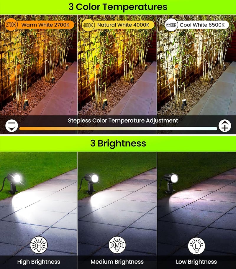 CLV 35m LED kertvilágítás távirányítóval, 2700-6500K dimmelhető, IP66 vízálló