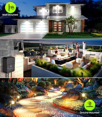 CLV 35m LED kertvilágítás távirányítóval, 2700-6500K dimmelhető, IP66 vízálló 8