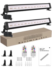 Lampă de perete LED RGB CLV 42W, 10 culori, proiector RGB, 30 moduri dinamice 9