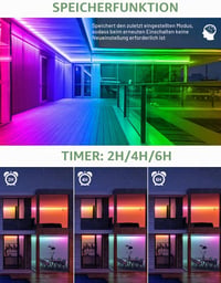 Lampă de perete LED RGB CLV 42W, 10 culori, proiector RGB, 30 moduri dinamice 4