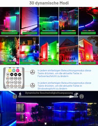 Lampă de perete LED RGB CLV 42W, 10 culori, proiector RGB, 30 moduri dinamice 3