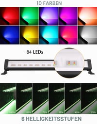 Lampă de perete LED RGB CLV 42W, 10 culori, proiector RGB, 30 moduri dinamice 2