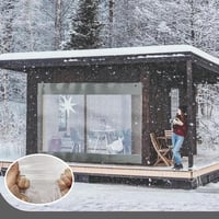 CLXRZM Átlátszó PVC Függöny 250x350cm Vízálló Szélálló Teraszhoz Kerthez 5