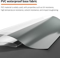 CLXRZM Átlátszó PVC Függöny 250x350cm Vízálló Szélálló Teraszhoz Kerthez 4