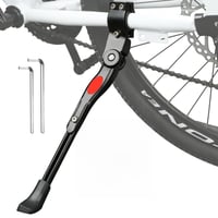 Stojan na bicykel CMASTER pre 24 – 28-palcové bicykle, max. zaťaženie 40 kg, hliníkový rám, protišmyková gumová pätka, nastaviteľná výška 1