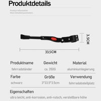 Stojan na bicykel CMASTER pre 24 – 28-palcové bicykle, max. zaťaženie 40 kg, hliníkový rám, protišmyková gumová pätka, nastaviteľná výška 3