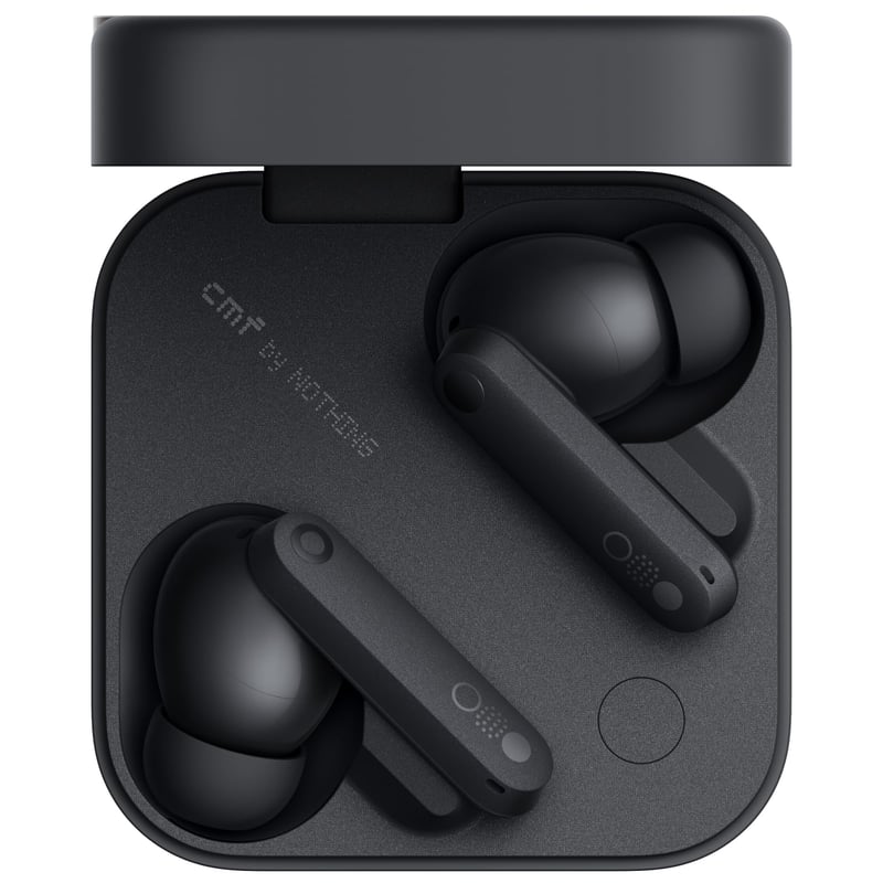 Căști wireless CMF by Nothing Buds Pro 2 cu sunet HiFi, anulare activă a zgomotului de 50 dB, 6 microfoane HD și sunet spațial - Gri închis