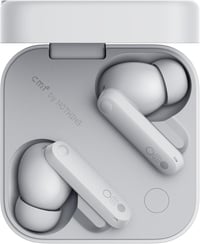 Bezdrôtové slúchadlá CMF by Nothing Buds Pro 2 s aktívnym potlačením hluku 50 dB, 6 HD mikrofónmi, priestorovým zvukom (Spatial Audio), svetlosivé - použité 1