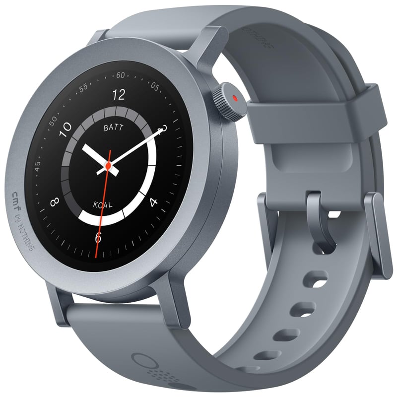 Pametni sat CMF by Nothing Watch Pro 2 s 1,32-inčnim AMOLED zaslonom, baterijom od 11 dana, Bluetooth pozivima i GPS-om - Pepeljastosiva