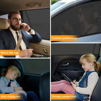 CNMTCCO autós napvédő háló UV- és tükröződésvédelemmel, univerzális - 2 db 6