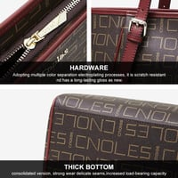 Cnolés Női Bőr Kézitáska Válltáska - Barna Hobo Stílusú Táska Felső Fogantyúval, Elegáns Tote Bag Hölgyeknek 4