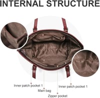 Cnolés Női Bőr Kézitáska Válltáska - Barna Hobo Stílusú Táska Felső Fogantyúval, Elegáns Tote Bag Hölgyeknek 3