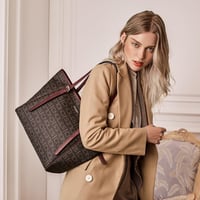 Cnolés Női Bőr Kézitáska Válltáska - Barna Hobo Stílusú Táska Felső Fogantyúval, Elegáns Tote Bag Hölgyeknek 6