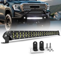 CO LIGHT 22 colos LED fényhíd 24000LM dupla sor 6D lencse 12V/24V IP68 vegyes fény traktorhoz teherautóhoz 4x4 járműhöz lakókocshoz 54 cm 1