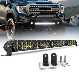 CO LIGHT 22 colos LED fényhíd 24000LM dupla sor 6D lencse 12V/24V IP68 vegyes fény traktorhoz teherautóhoz 4x4 járműhöz lakókocshoz 54 cm