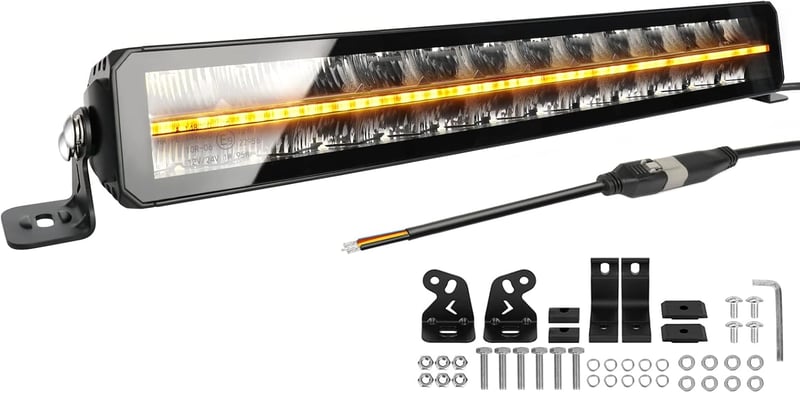 CO LIGHT 22" LED Munkalámpa Autóhoz SUV-hez Offroad 12V 24V 12000LM ECE