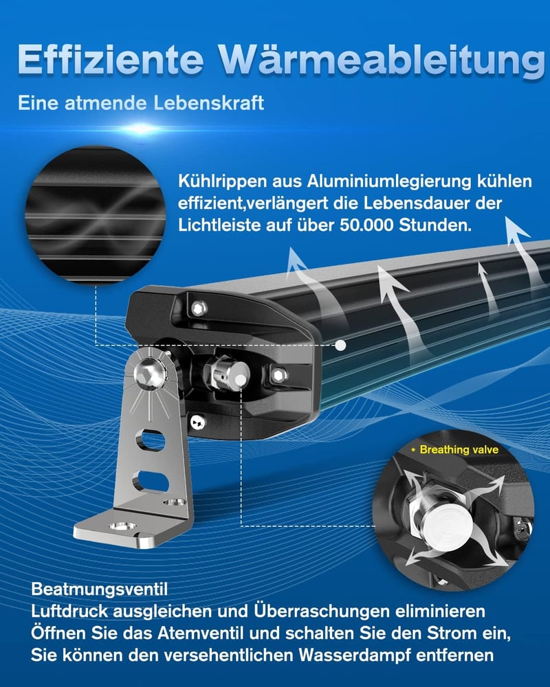 CO LIGHT 44 Inch Ívelt LED Munkalámpa 12V Autó Traktor SUV ATV UTV Terepjáró Fényszóró