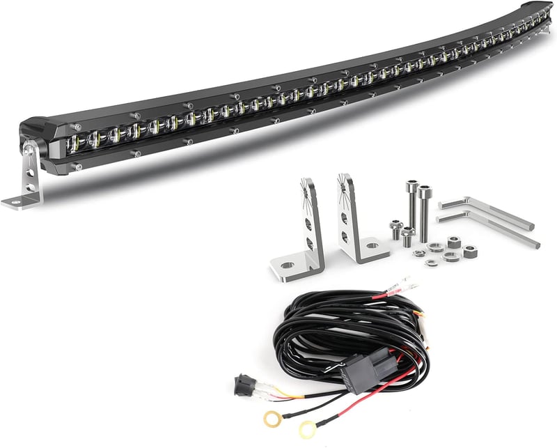 CO LIGHT 44 Inch Ívelt LED Munkalámpa 12V Autó Traktor SUV ATV UTV Terepjáró Fényszóró