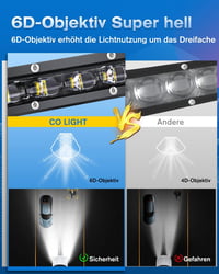 CO LIGHT 44 Inch Ívelt LED Munkalámpa 12V Autó Traktor SUV ATV UTV Terepjáró Fényszóró 3