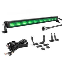 CO LIGHT LED Svetelná rampa 20" - Tenké prídavné svetlo 12V so zeleným podsvietením, DT káblový zväzok, pre terénne vozidlá SUV ATV UTV nákladné autá 1