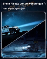 CO LIGHT LED Fényhíd 20" - Vékony Kiegészítő Fényszóró 12V Zöld Hangulatvilágítással, DT Kábelköteg, Terepjáró SUV ATV UTV Teherautó 7