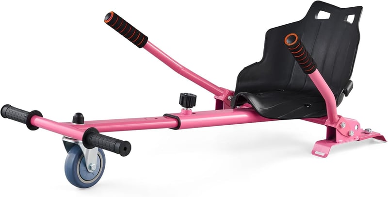 CO-Z Hoverboard Go Kart Rózsaszín Állítható Ülés 6.5" 8" 10" Hoverboardhoz