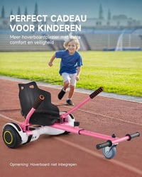 CO-Z Hoverboard Go Kart Rózsaszín Állítható Ülés 6.5" 8" 10" Hoverboardhoz 9