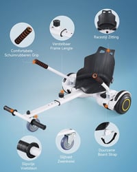 CO-Z Hoverboard Ülés Go-Kart Seat 6.5 8.5 10 Colos Önegyensúlyozó Roller 6