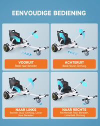 CO-Z Hoverboard Ülés Go-Kart Seat 6.5 8.5 10 Colos Önegyensúlyozó Roller 7