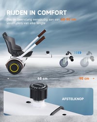 CO-Z Hoverboard Ülés Go-Kart Seat 6.5 8.5 10 Colos Önegyensúlyozó Roller 4